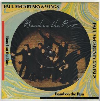 Paul Mccartney Picture Disc Lp Band On The Run 1978 - Beatles