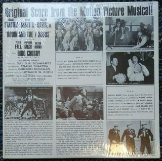 Robin and the 7 Hoods Vinyl LP Sinatra Martin Crosby Davis shrink wrap 2