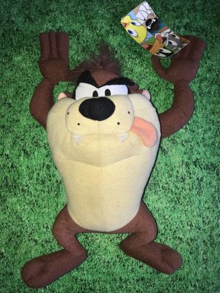 Looney Tunes Taz Tazmanian Devil Stuffed Animal Plush Toy With Tags
