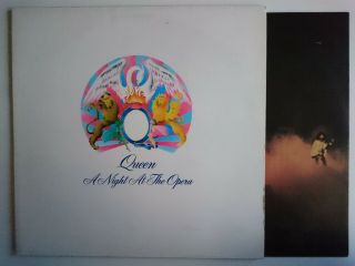 Queen A Night At The Opera Emi Emtc 103 Freddie Mercury Gatefold Inner