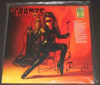 The Cramps Flamejob Usa Lp Red Vinyl Limited Edition 1496/1500