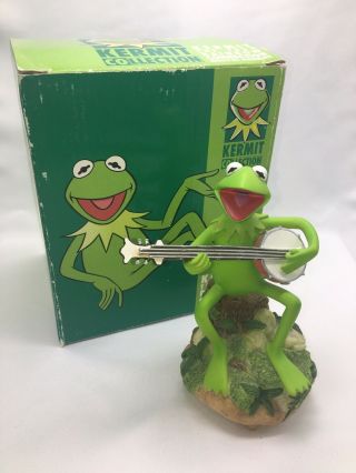 Disney Muppets Kermit The Frog Music Box Rainbow Connection San Francisco Co.