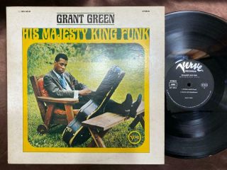 Grant Green His Majesty King Funk Verve Mv 4010 Stereo Japan Vinyl Lp