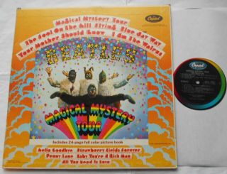 Canada Ex The Beatles Magical Mystery Tour 1967 1st Press Stereo Lp Booklet