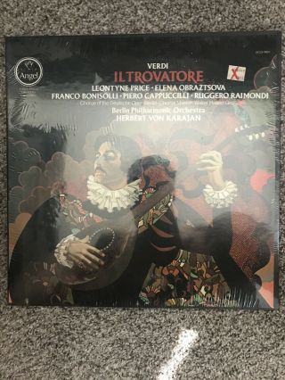 Verdi,  Il Trovatore,  3 X Lp Box 1978 Quadraphonic,  Leontyne Price,  Karajan M/nm