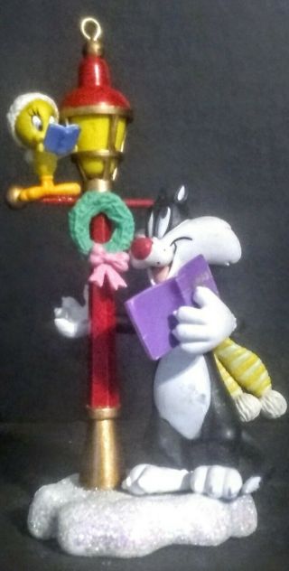 Looney Tunes Christmas Ornament Sylvester And Tweety Warner Bros 1996