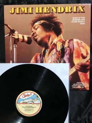 Jimi Hendrix ‎& Jim Morrision – Woke Up This Morning.  Bootleg Vinyl Live Vg,