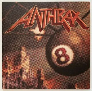 Anthrax Volume 8 - The Threat Is Real 2xlp 2021 Reissue Colored Vinyl Gatefold
