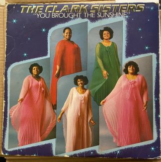 Modern Gospel Boogie Lp The Clark Sisters - You Brought Sunshine Mega Rare Vinyl