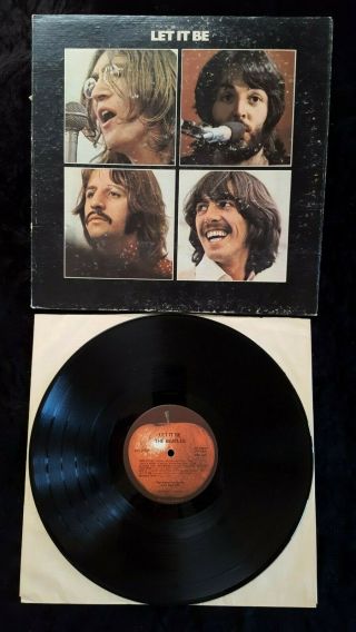 The Beatles – Let It Be : 1st Us Pressing 1970 Vinyl Lp Ar - 34001 Gatefold