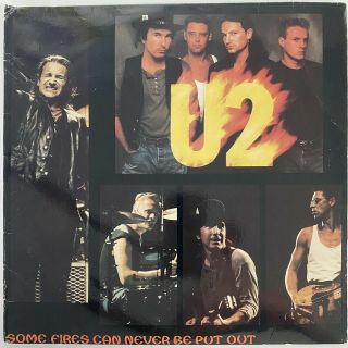 U2 - Some Fires Can Never Be Put Out Rare Oop Live Lp Vinyl Record Bootleg