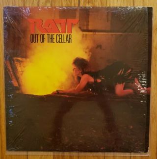 Ratt - Out Of The Cellar Lp Vinyl Orig Atlantic Specialty A/a Wax Shrink Vg,