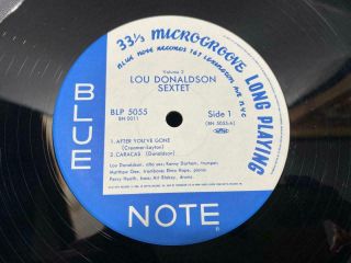 LOU DONALDSON SEXTET VOL.  2 BLUE NOTE BN 0011 MONO JAPAN Vinyl LP 3