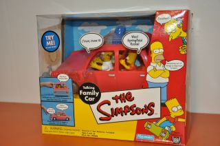 The Simpsons - " Talking Family Car " By Playmates / 2001 = Factory