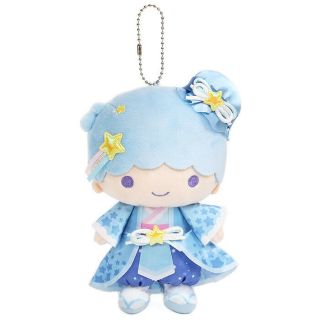 Sanrio Little Twin Stars Kiki Tanabata Mascot Holder Mini Plush Japan F/s