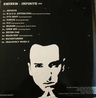 EMINEM - INFINITE - LP - LIMITED EDITION - COLORED VINYL 2