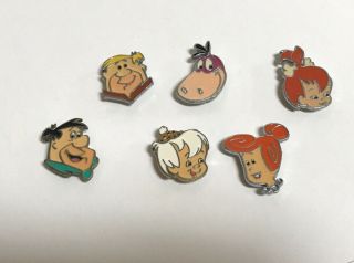 1994 The Flintstones Hanna Barbera Set Of 6 Button Covers