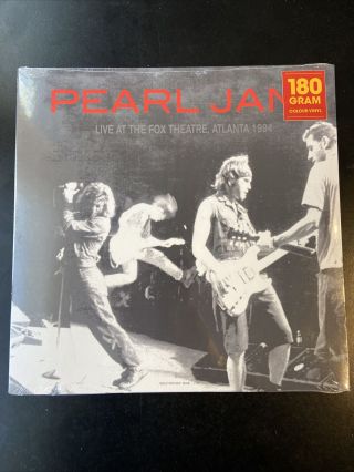 Pearl Jam Live At The Fox Theatre,  Atlanta 1994 Lp Made In Eu 2016