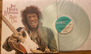 Jimi Hendrix Double Lp Album Clear Vinyl “radio One” Ryko - Near 1988 Orig