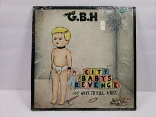 G.  B.  H.  " City Babys Revenge " Lp.  1st Pressing (emc 8004) 1984 Rare 101