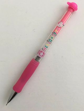 Rare Vintage Hello Kitty Mechanical Pencil Shakey 1995 Shake & Lead Comes Down