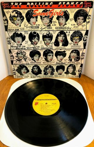The Rolling Stones Some Girls Vinyl Lp Rolling Stones Records Coc39108 1978 Orig