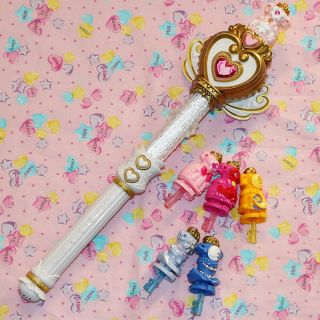 Go Princess Pretty Cure Crystal Rod Stick Dx 6p Dress Up Key Bandai Precure Jp