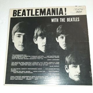 The Beatles Beatlemania - Lp Record Vinyl Album 12 " T6051 Monophonic Microgroove