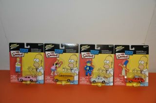 The Simpsons - Johnny Lightning 2003 " 4 - Car Set " (moc) =1/64 Die Cast