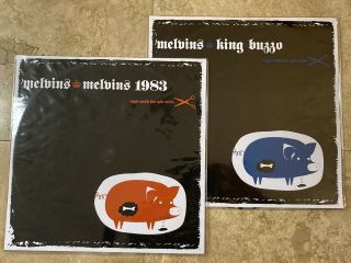2 Melvins Sugar Daddy Live Split Series Lp King Buzzo Amphetamine 11 & 12 Vinyl