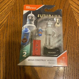 2017 Mega Construx Heroes Futurama Bender Mini Figure Series 2 (11pcs)