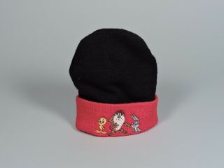 Vintage Looney Tunes Knit Cap Featuring Taz,  Bugs And Tweety