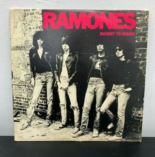 Ramones Rocket To Russia 1977 Vinyl Lp Sire Sr 6042 First Pressing