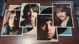 The Beatles - White Album Lp Apple Records Swbo 101 Numbered Posters