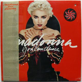 Madonna You Can Dance 1987 Us Remixes Lp Hype Sticker,  Sash Dance