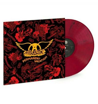 Aerosmith Permanent Vacation Limited Edition Red Vinyl