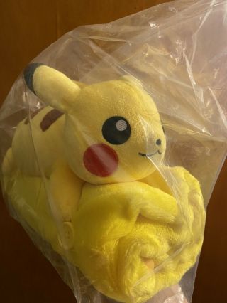 Pikachu Plush Blanket From Pikapika Lucky Box 2021 (plush Blanket Only)