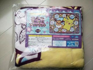 Pokemon Pikachu & Eevee Premium Blanket Not 2