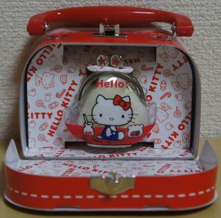1998 Vintage Sanrio Hello Kitty Trunk With Coin Purse Japan