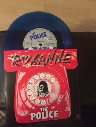 The Police : Six Pack.  Rare Uk Ltd Ed 6 X Blue Vinyl 7” A1/b2 A&m Ampp 6001