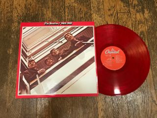 Beatles 2 Lp Red Vinyl - 1962 - 1966 - Capitol Sebx - 11842