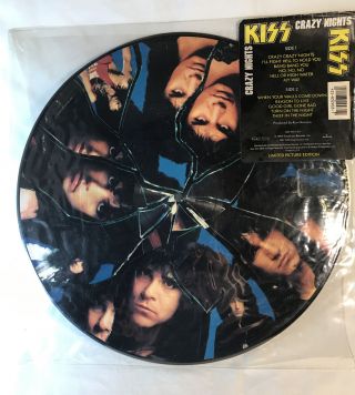Kiss Crazy Nights 1987 Limited Picture Edition