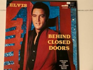 Elvis " Behind Closed Doors " 4 Lp Box Hours Of Unreleased Studio & Tracks