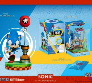 [new] Sonic The Hedgehog Pvc Statue - Standard Edition 11 " First 4 Figures F4f