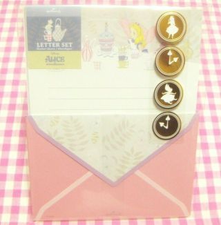 Hallmark Disney Alice In Wonderland Letter Set / Japan Stationery