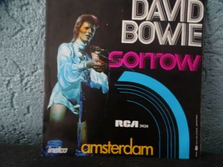 David Bowie Sorrow / Amsterdam Rca Dutch 7 " Nm No To The Usa