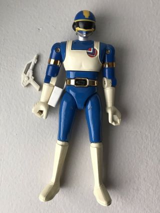 Chogokin Sentai Changeman - Vintage Bandai Power Ranger Blue 1985