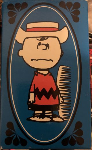 Vintage 1971 Avon Peanuts Charlie Brown Brush And Snoopy Comb Nos