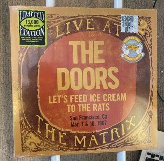 Rsd 2018 The Doors Live At The Matrix Pt2 Limited Edition Numbered Vinyl