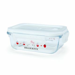 Sanrio Hello Kitty Heat - Resistent Glass Storage Container Brunch Time